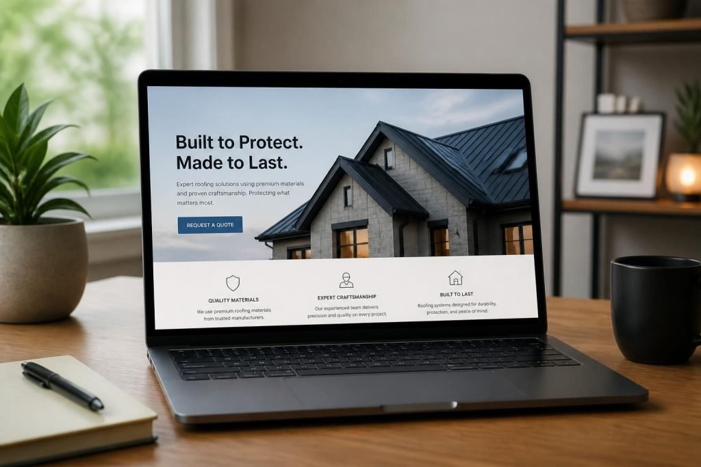 Free Roof Website Design